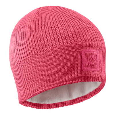 Шапка SALOMON LOGO BEANIE Calypso Coral  114100