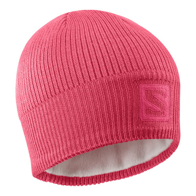 Шапка SALOMON LOGO BEANIE CALYPSO CORAL/TEABERRY  LC1141000