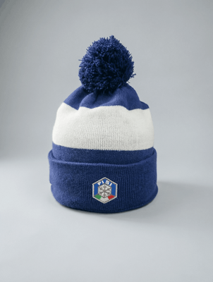 Шапка 6CENTO FLOCK P   FISI DARK BLUE-WHITE